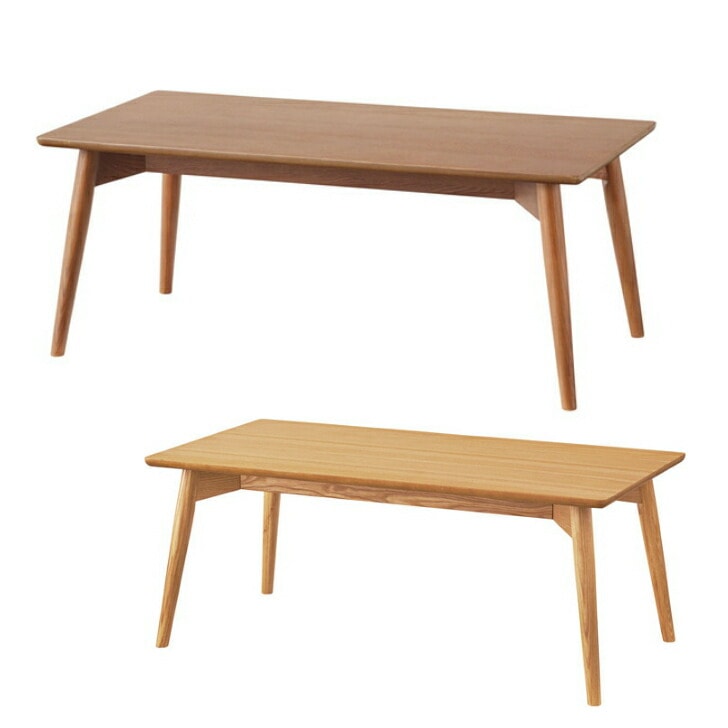 センターテーブ ローテーブル リビングテーブル カラメリ シンプル 天然木 1人暮らし カジュアル ブラウン ナチュラル KRM-100