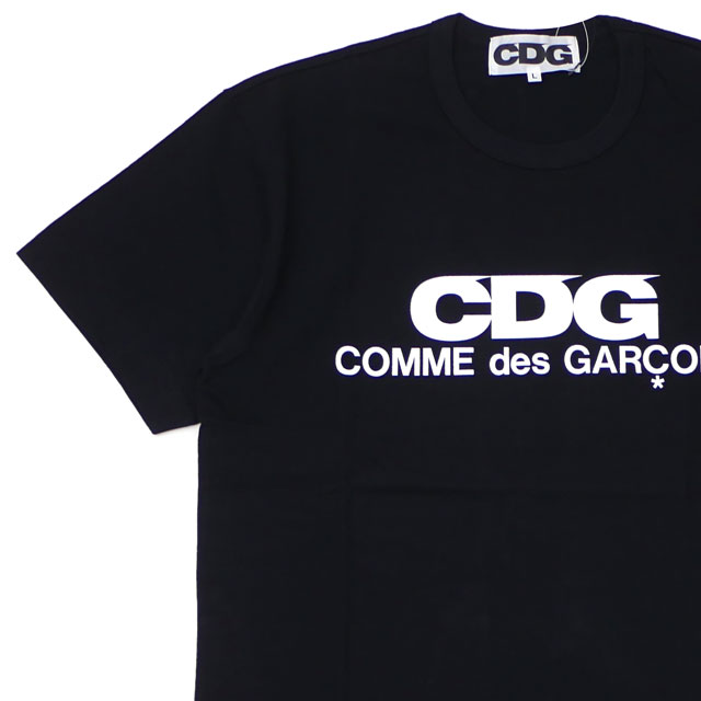 シーディージー CDG コムデギャルソン COMME des GARCONS LOGO TEE Tシャツ BLACK 200-008012-051