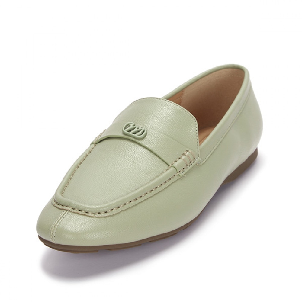 (ムック) M.Mook ネクター U チップカジュアルローファーライトグリーン 516423201ZD