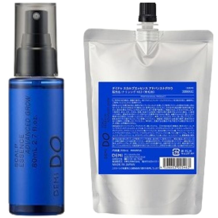 2個セット ドゥ スカルプエッセンス アドバンストグロウ 80ml＋200ml 詰替え レフィル 発毛促進 育毛 薄毛 脱毛 産後の抜け毛 病後