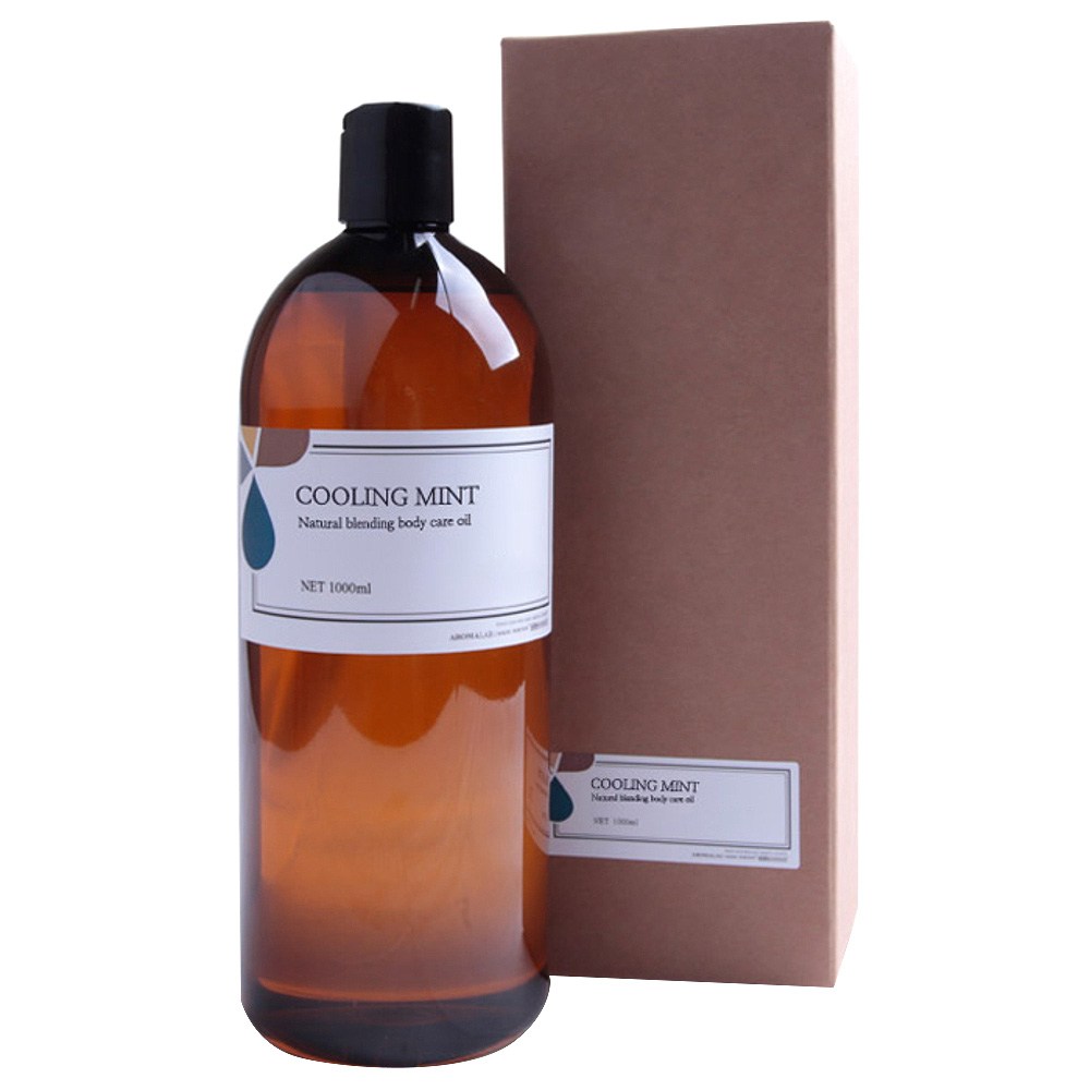 アロマラップクーリングミントボディマッサージオイル1L1個