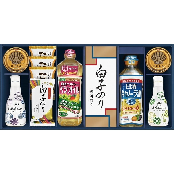 (ギフト)ヤマサ鮮度しょうゆ&白子のり詰合せ G-G