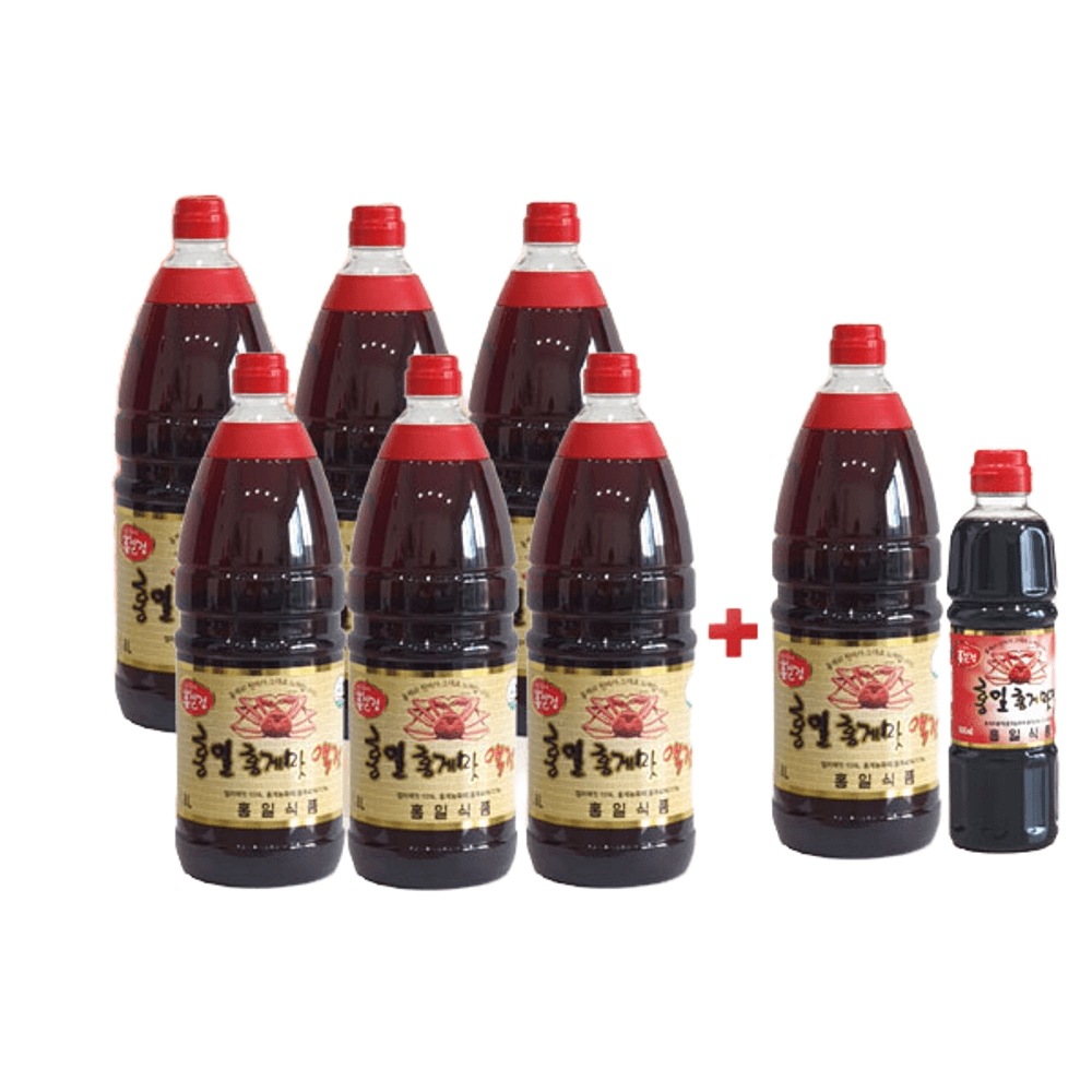 ホンイル 紅ズワイガニ味の魚醤 18L 6 + 1(+味醤油500ml) 醤油 魚醤