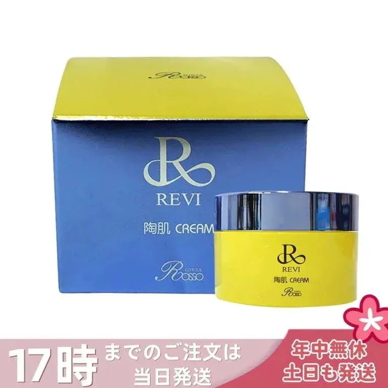 REVI ルヴィ 陶肌クリーム 50g 基礎化粧品 フェイスクリーム 保湿クリーム フェイシャルケア ホームケア ホームエステ ツヤ 透明感 韓国コスメ