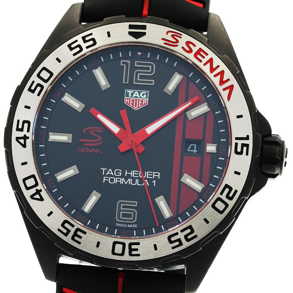 タグホイヤー TAG HEUER WAZ1014 フォーミュラ1 アイルトン・セナ デイト クォーツ メンズ 良品 _957941【中古】
