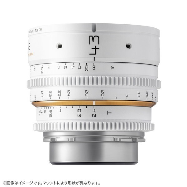 毒鏡 DL-MP43-PL-W ホワイト DULENS APO Mini Prime 単焦点 シネマレンズ PLマウント