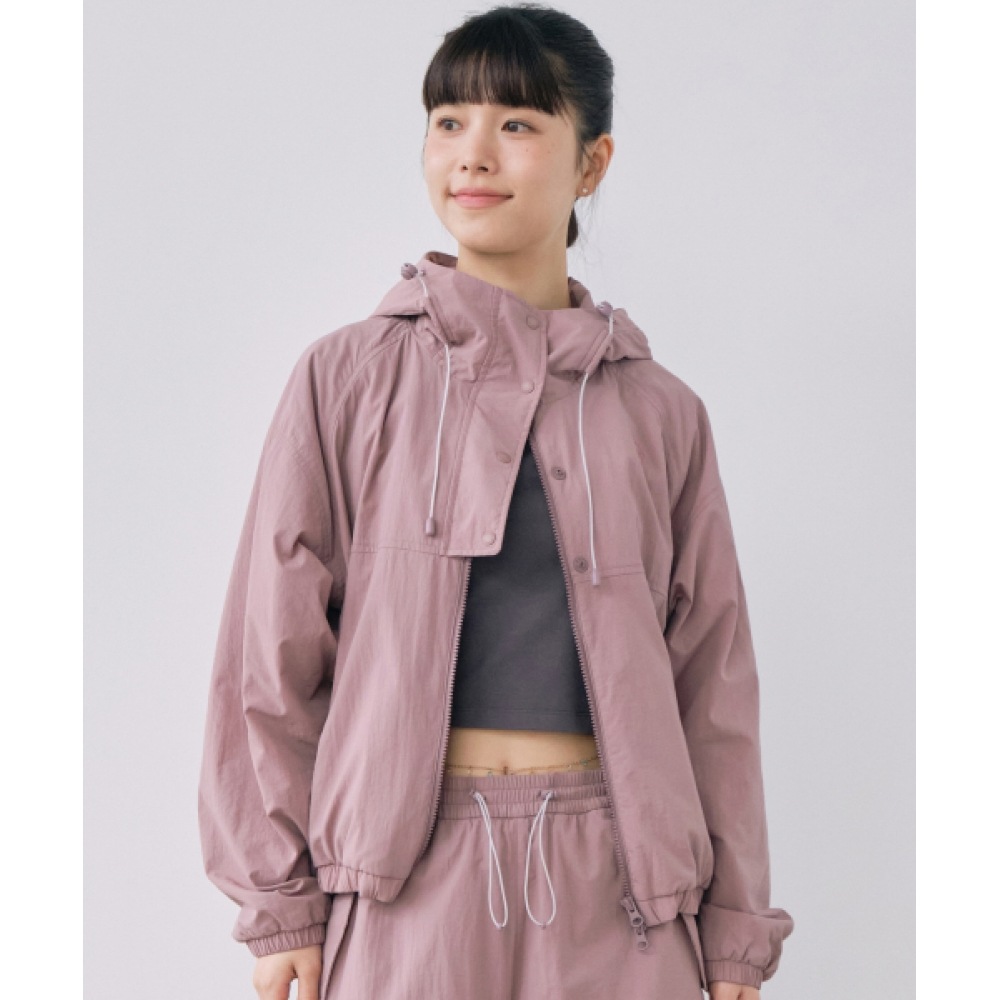 COVERNAT 女性用ウインドブレーカージャケットラベンダー