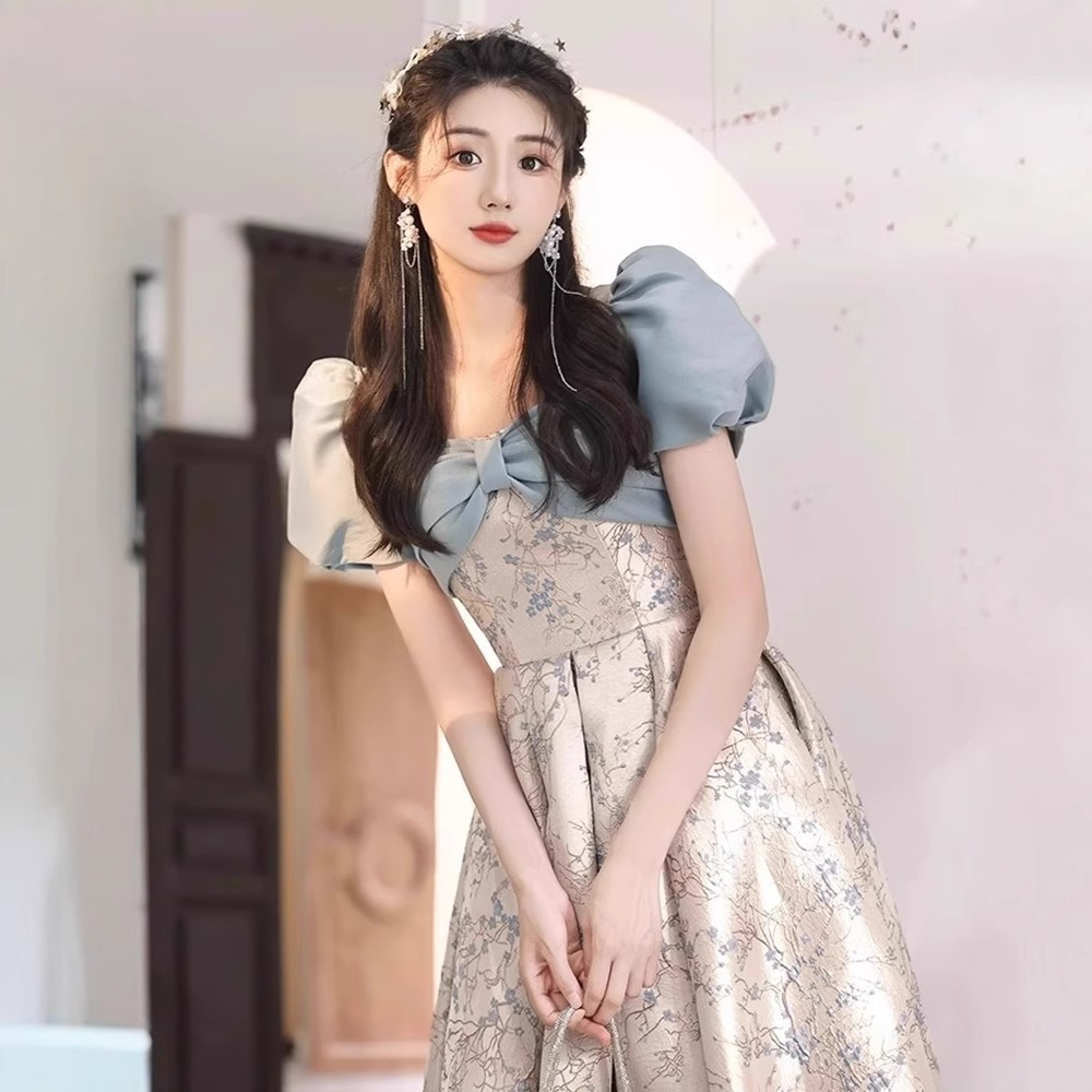 【送.料.無.料.急速発送】2025逃げ姫風仙気プリンセススカートで痩せて甘くドレス 演奏会 ウェディング 発表会 成人式 二次会 お呼ばれ