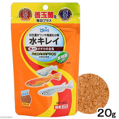他サイト： メダカプロス　２０ｇ　メダカの餌　浮上性　善玉菌配合　お一人様５０点限り　ＣＲＣ10―41―65―00―00の商品画像