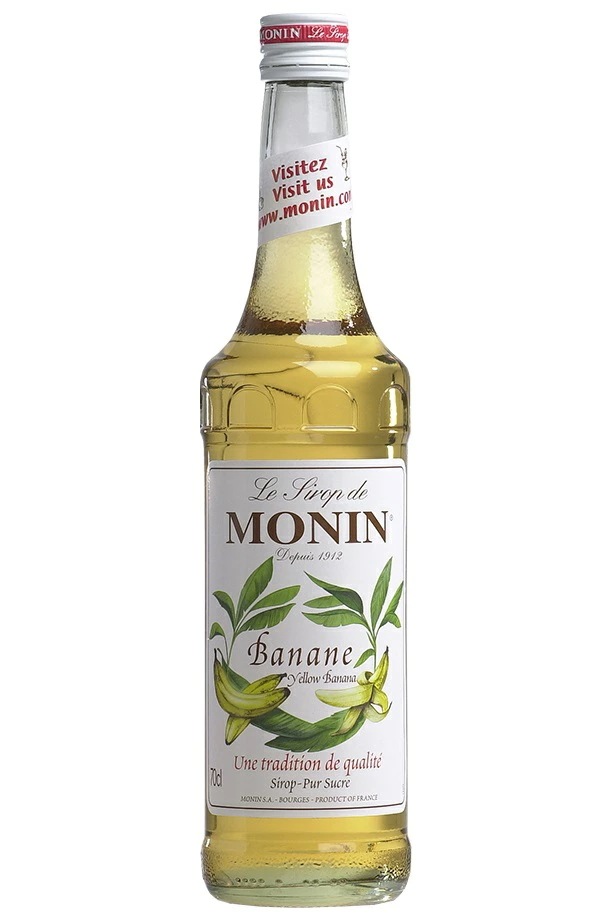 MONIN モナン イエローバナナ シロップ 700ml6本【ご注文は12本まで同梱可能】ノンアルコール シロップ