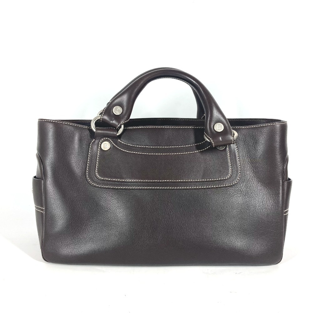 ハンドバッグ ブギーバッグ カバン トートバッグ レザー ダークブラウン