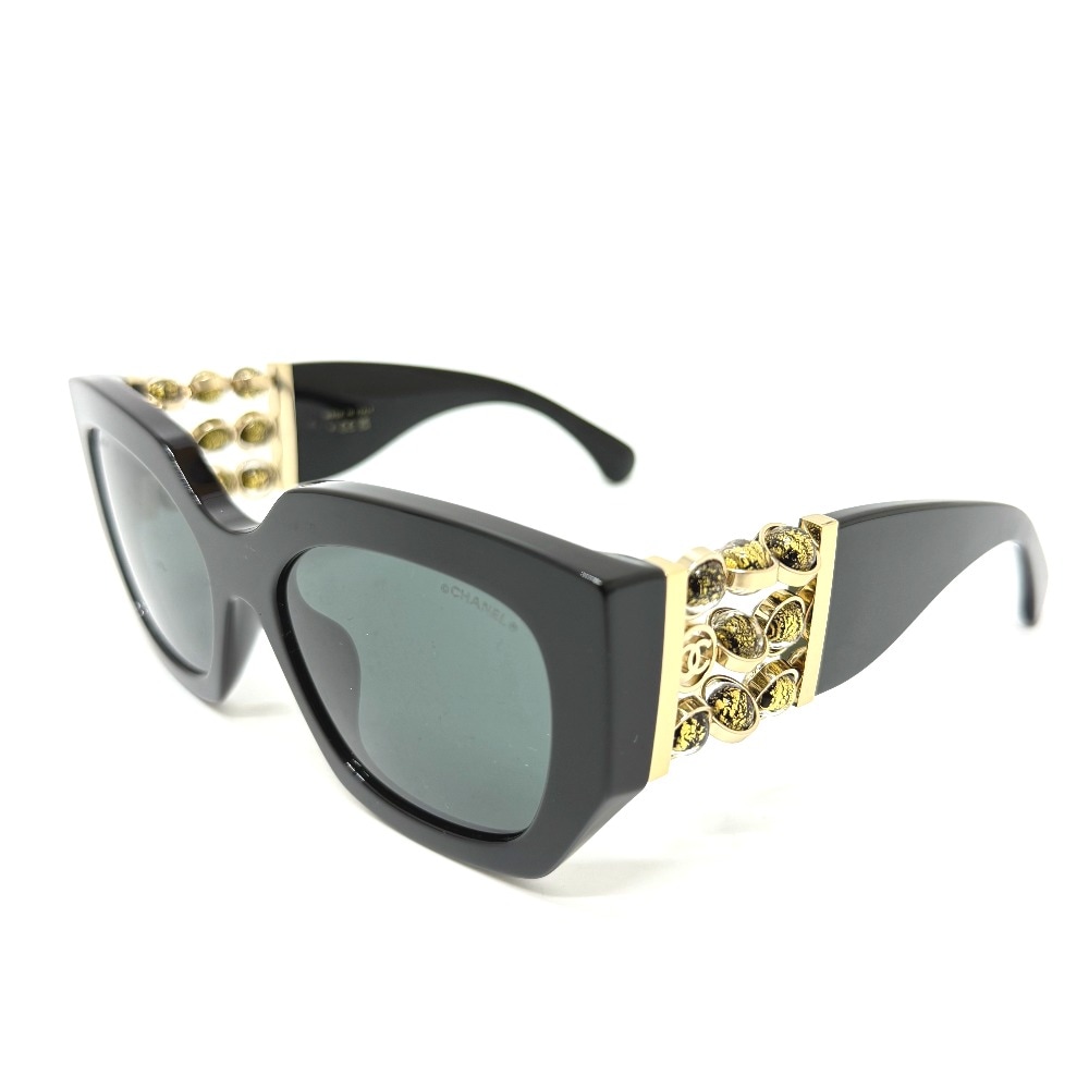 サングラス 5545-HA ヴェネチアン バタフライ シェイプ アイウェア 小物 プラスチック ブラック