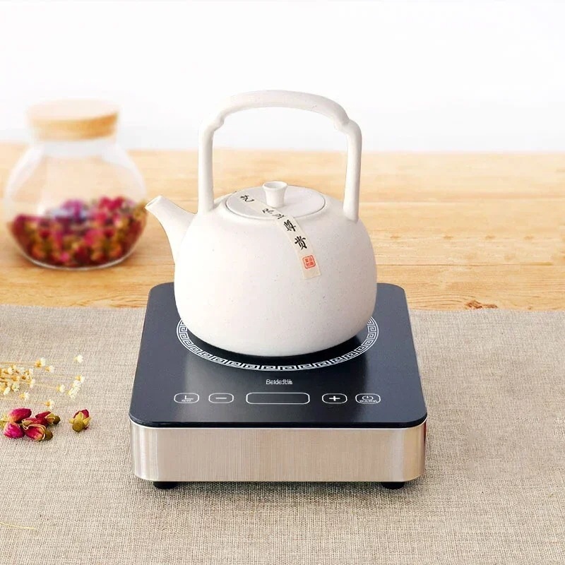電気セラミックティーストーブ,家庭用電磁調理器,ティーポットの製造,お茶,水,ミニ,サイレント - 6