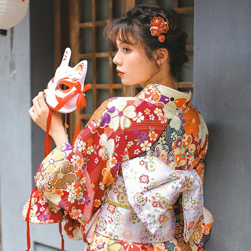 【トレンド浴衣】【お家でお洗濯可！】浴衣 レディース 浴衣 単品 女性用 浴衣 カワイイ 浴衣 可愛い トレンド 花火大会 デート 盆踊り お祭り 女の子 安い 安 花柄 おそろい