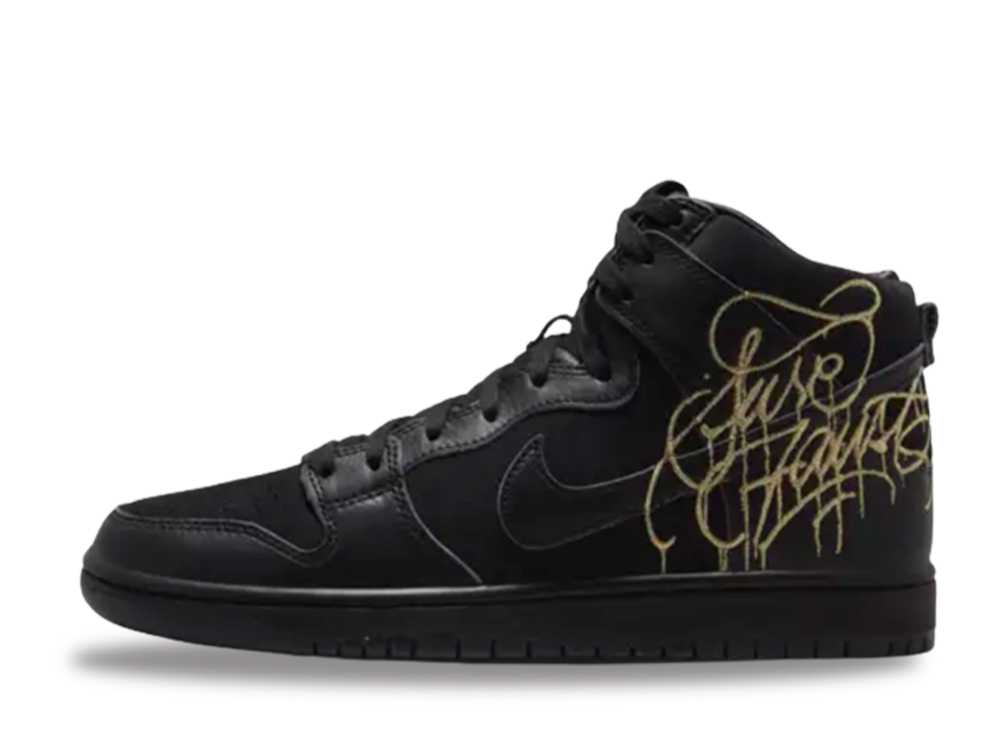 SB Dunk High Black Gold 27.5cm DH7755-001