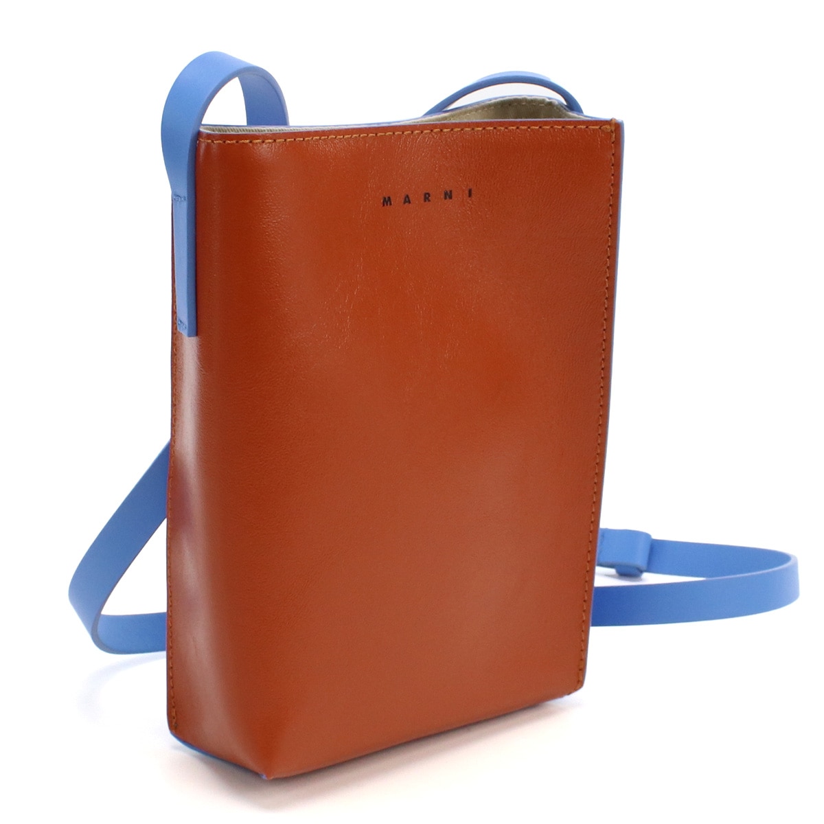 SBMQ0040Q0 斜め掛け ショルダーバッグ ブラウン系 ブルー系 メンズ