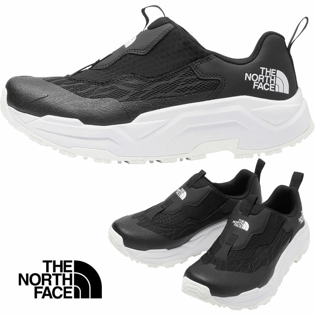 ザ・ノース・フェイス メンズ スリッポン グラバル スリップオン 2 レディース ローカット トレッキング アウトドア ハイキング カジュアルシューズ NF52542 KW TNFブラック×TNFホワ