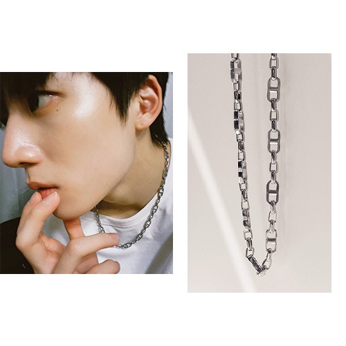 [JUST B ガンウ/TREASURE チェヒョンソク着用]エンビットネックレス/韓国人気ファッション 韓国ジュエリー 人気ジュエリー 韓国ファッション