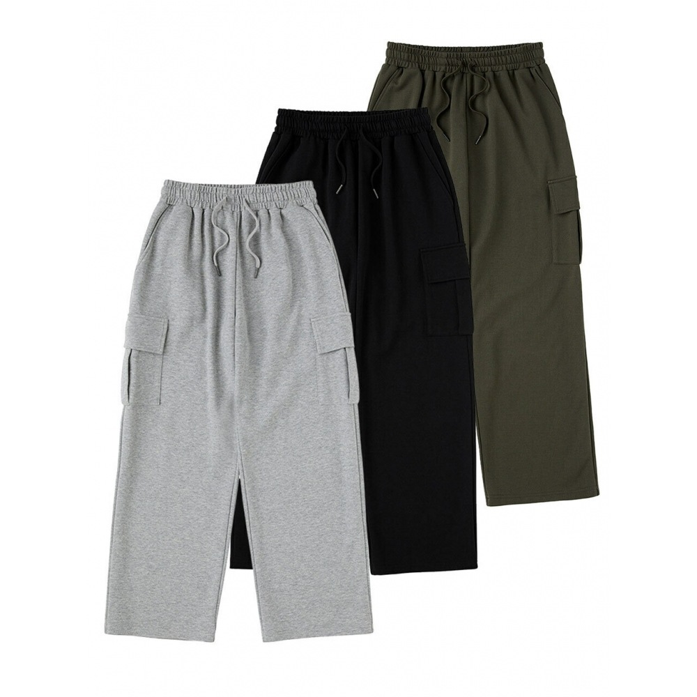 アーバナージュワンタックワイドカーゴスウェットパンツ (3COLOR)