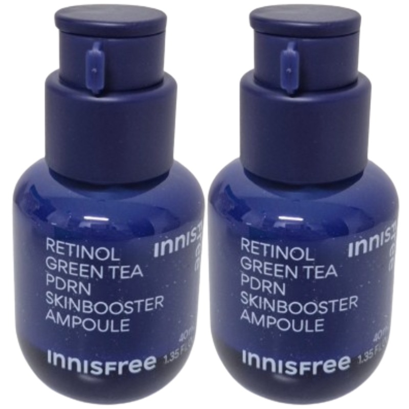 レチノール グリーンティー PDRN スキンブースター アンプル 40ml 2個美容液