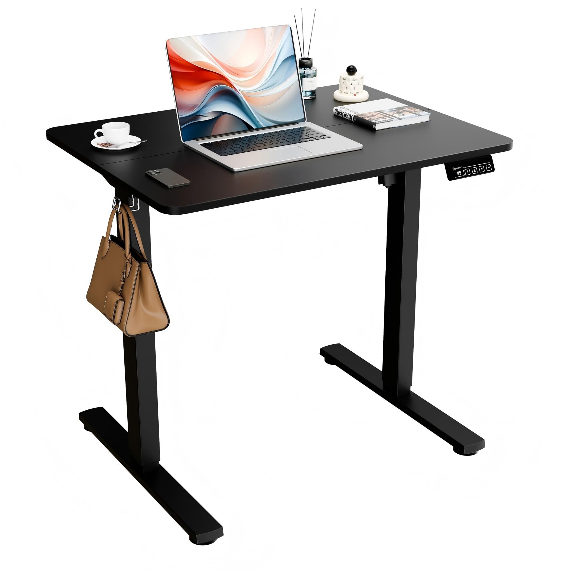 ERGOMAKER 電動式昇降デスク スタンディングデスク（幅80×奥行60cm