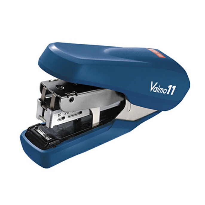 （まとめ買い）マックス ホッチキス Vaimo11 フラーメ 40枚とじ ブルー HD-11FNL/B [x3]