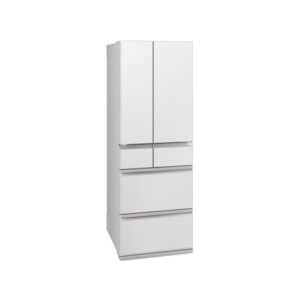 MR-MZ54M-W グランドリネンホワイト 中だけひろびろ大容量 MZシリーズ 冷蔵庫 (540L・フレンチドア/観音開き)