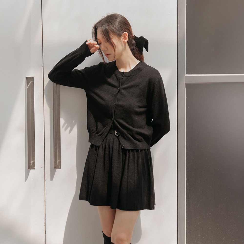 ベネッサベルトニットワンピースカーディガン2ピースセット 5,322円