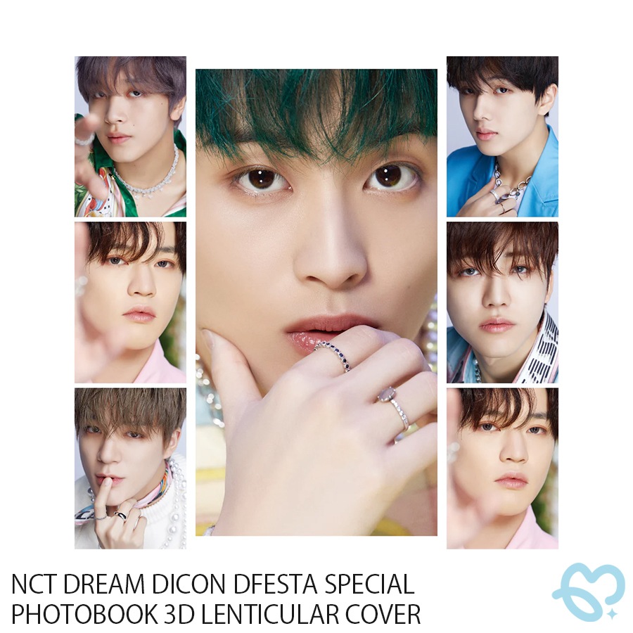 【公式】NCT DREAM DICON DFESTA スペシャル フォト ブック 3Dレンチキュラーカバー スティッカー 6種