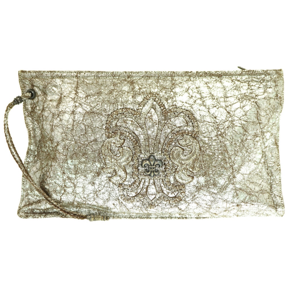 美品 フラット バッグ BSフレア クラッチバッグ クラッチバッグ レザー/シルバー925 シルバー 1631【中古】 レディース