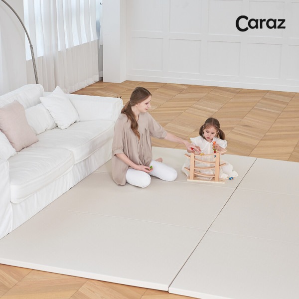 カラズ ワンフリップ 抗菌フォルダーマット 140x300x4cm 遊び部屋マット/幼児マット/階下の音防止マット(贈呈品なくなり次第贈呈終了)