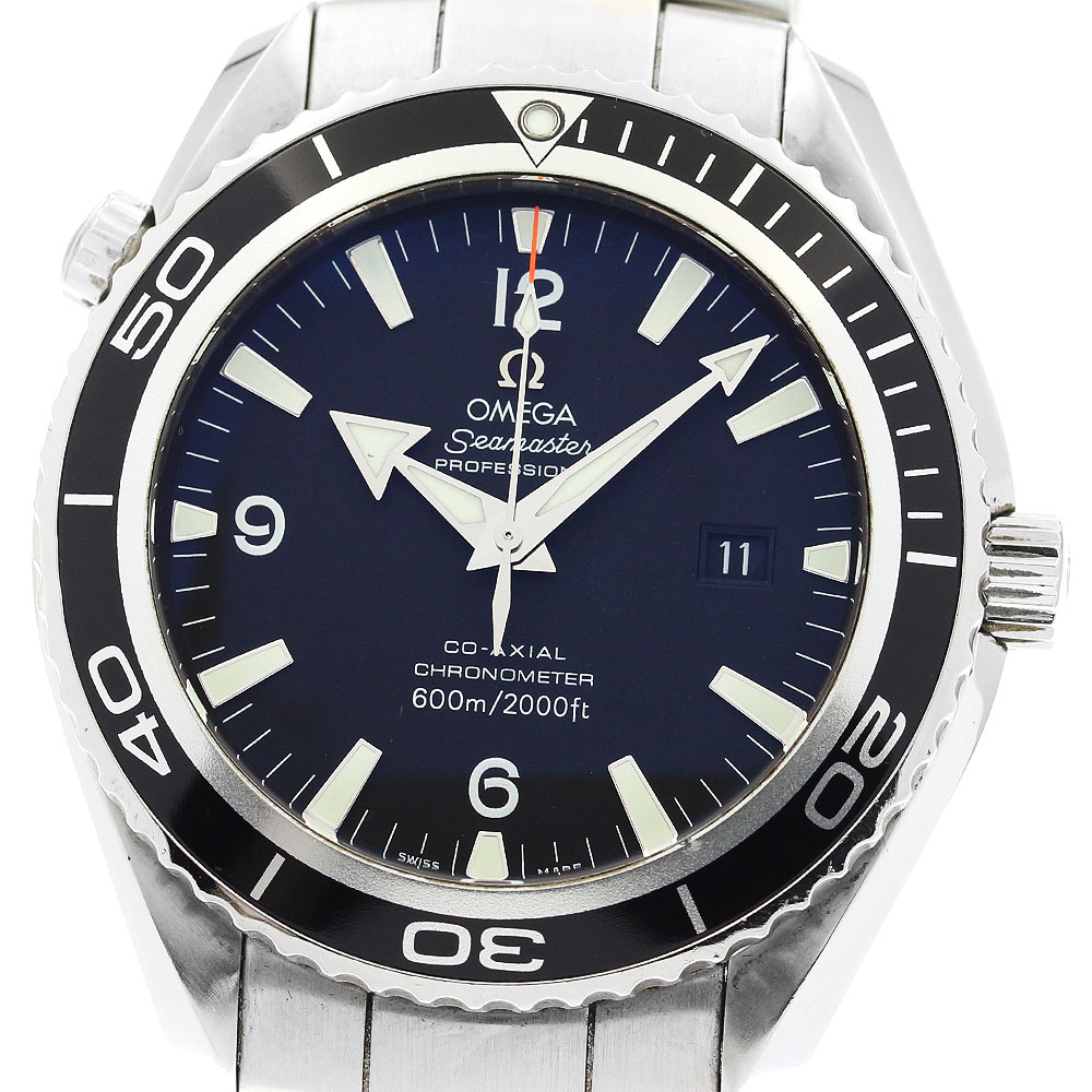 オメガ OMEGA 2200.50 シーマスター600 プラネットオーシャン デイト 自動巻き メンズ _890069【中古】