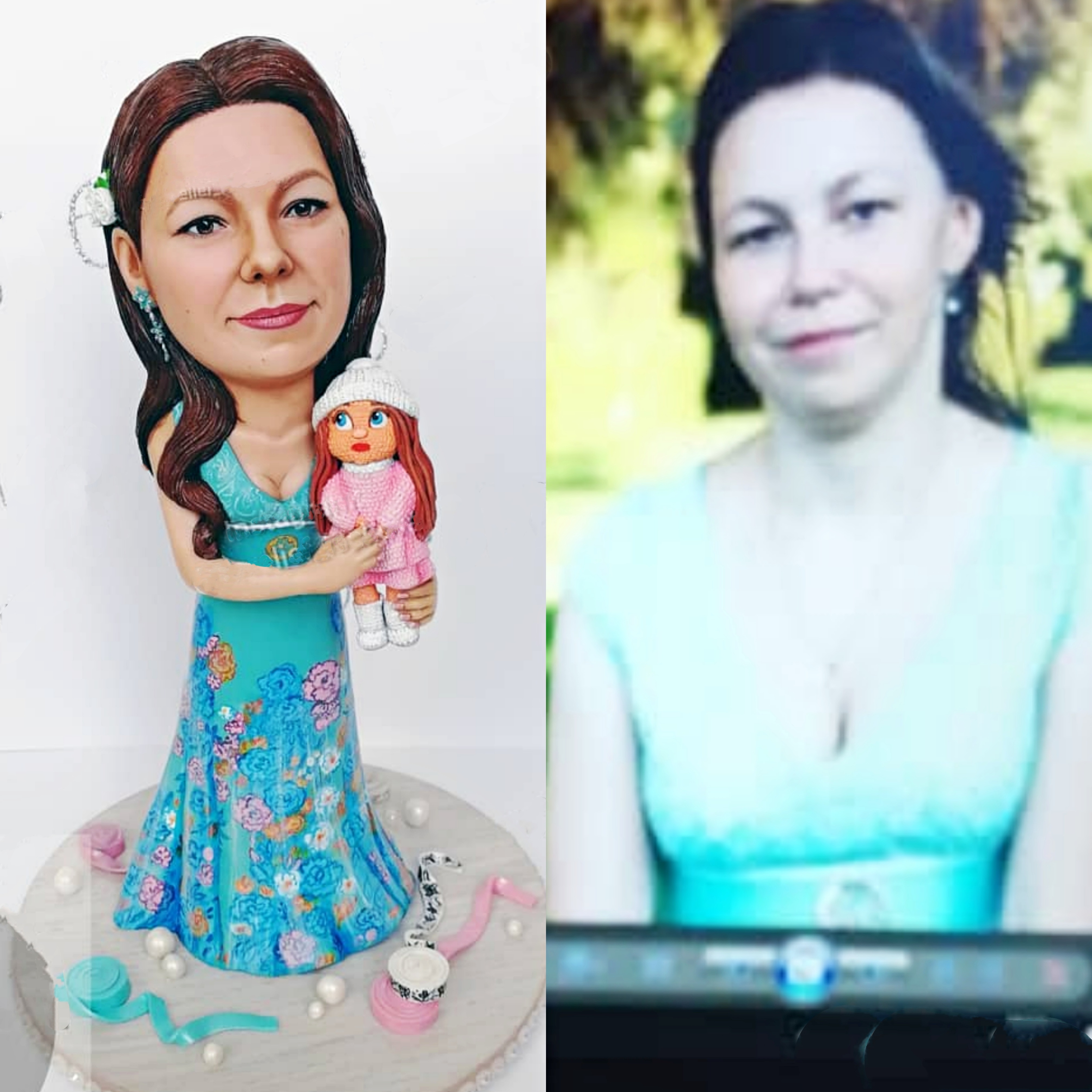 【オーダーメイド】3D肖像画 似顔絵 人形 フィギュア 彼氏 彼女 誕生日 ケーキトッパー 記念日 カップル 友達 プレゼント 9,879円