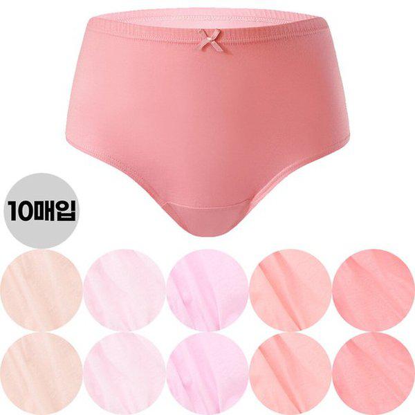 女性パンティーセットコットンパンティー純綿マキシ丈女性用三角パンツ10枚セットお母さんへのプレゼント