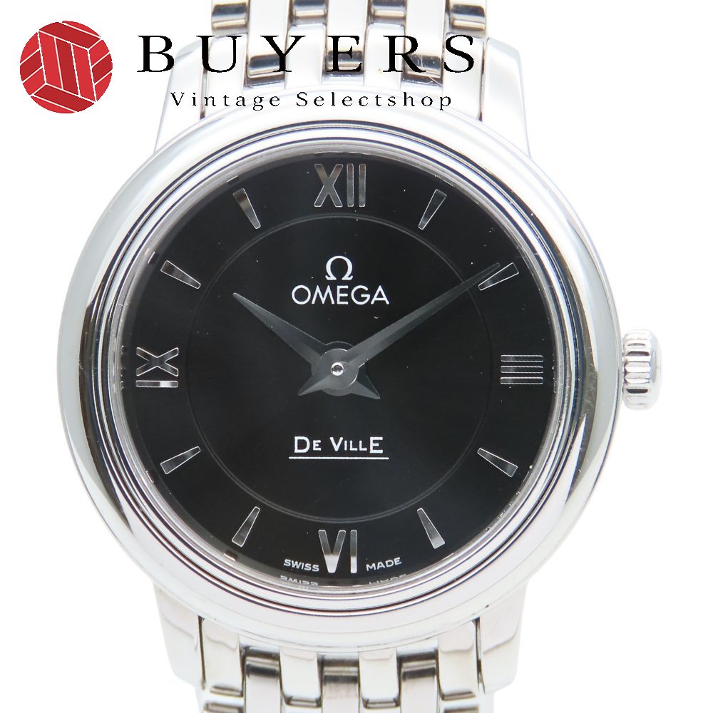 中古 腕時計 プレステージ デビル ステンレススチール シルバー 文字盤ブラック レディース 女性