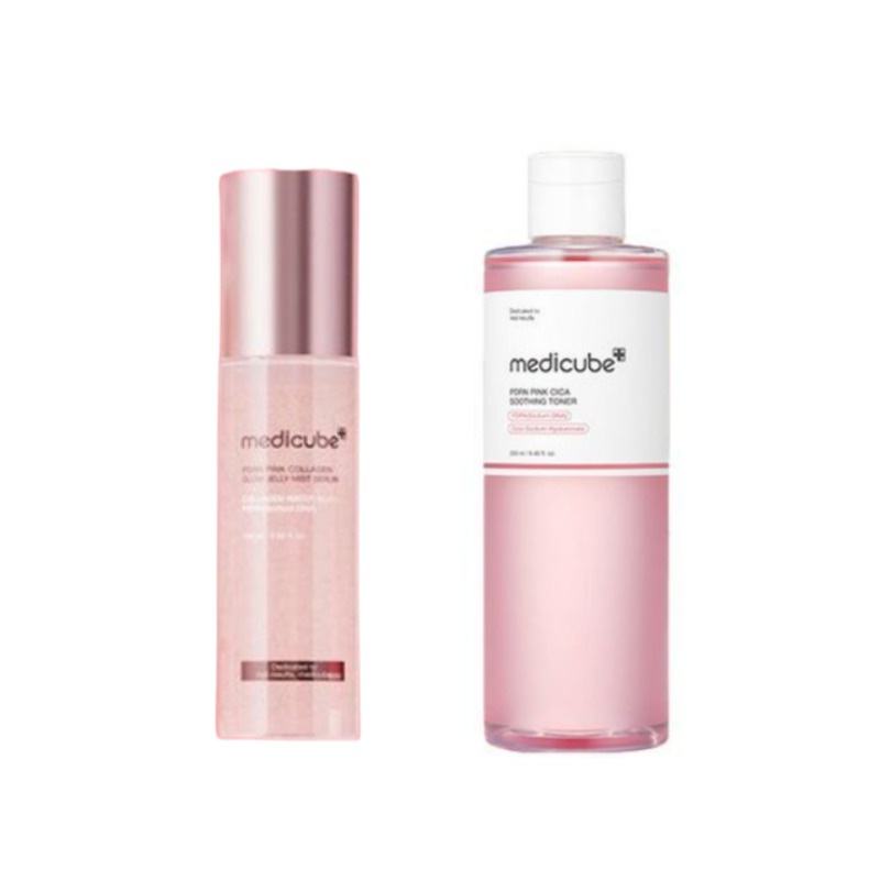 [お肌 休息 2ステップ セット] PDRN シカ スージングトナー 250ml + PDRN ゼリー ミスト セラム 100ml