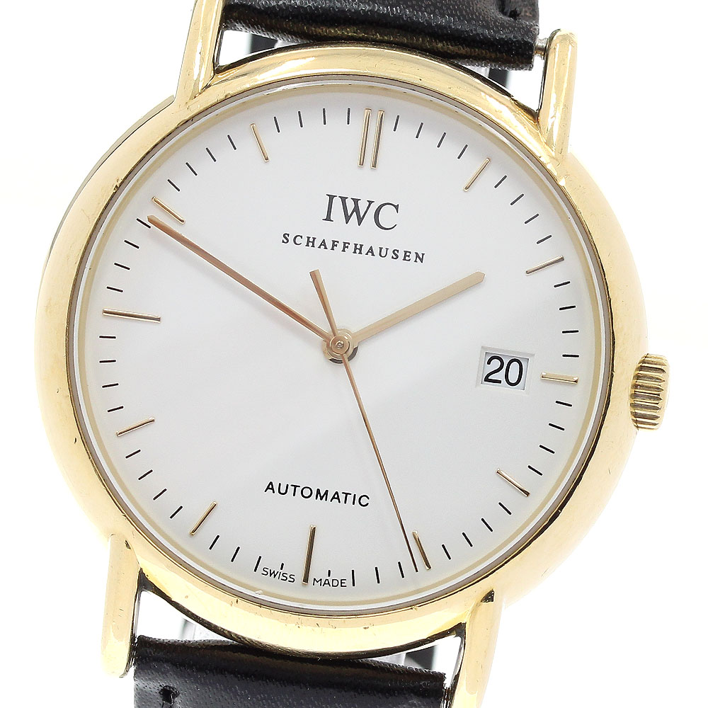 IWC IWC SCHAFFHAUSEN IW353307 ポートフィノ デイト K18YG 自動巻き メンズ 保証書付き_827504【中古】