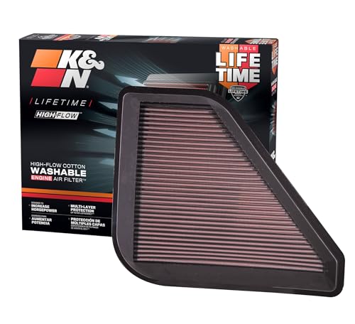 【並行輸入品】 K&N 純正交換 エアフィルター CHEVROLET 用 33-2394