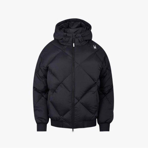 パディングPQF SPIWCNDJ351W-BLK ウーマンズボリュームグースダウンジャケット