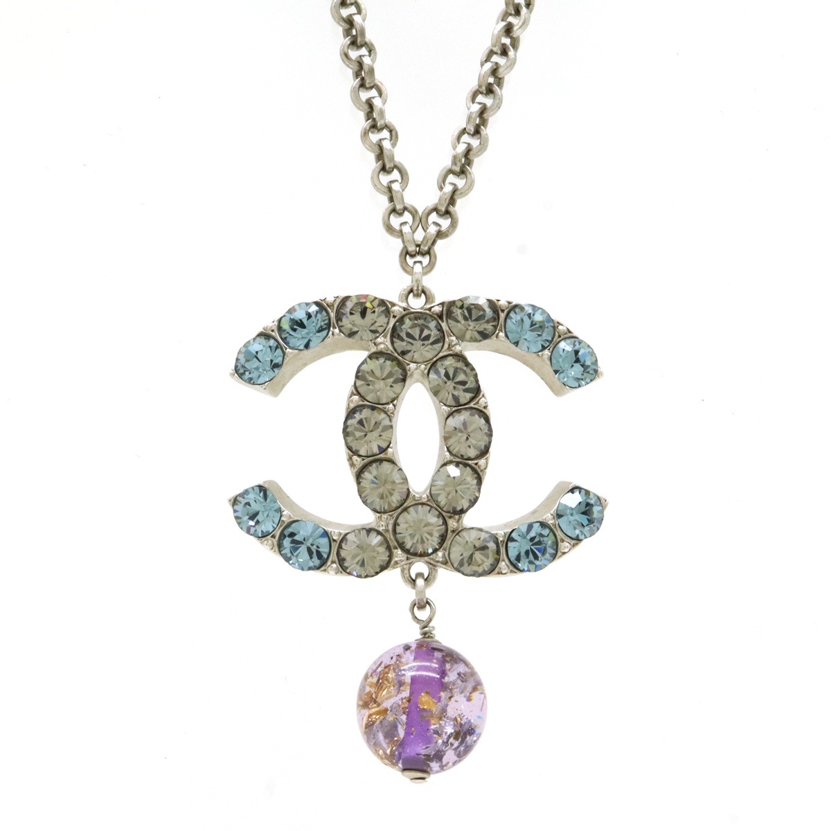 ココマーク ネックレス ペンダント ラインストーン メタル 06