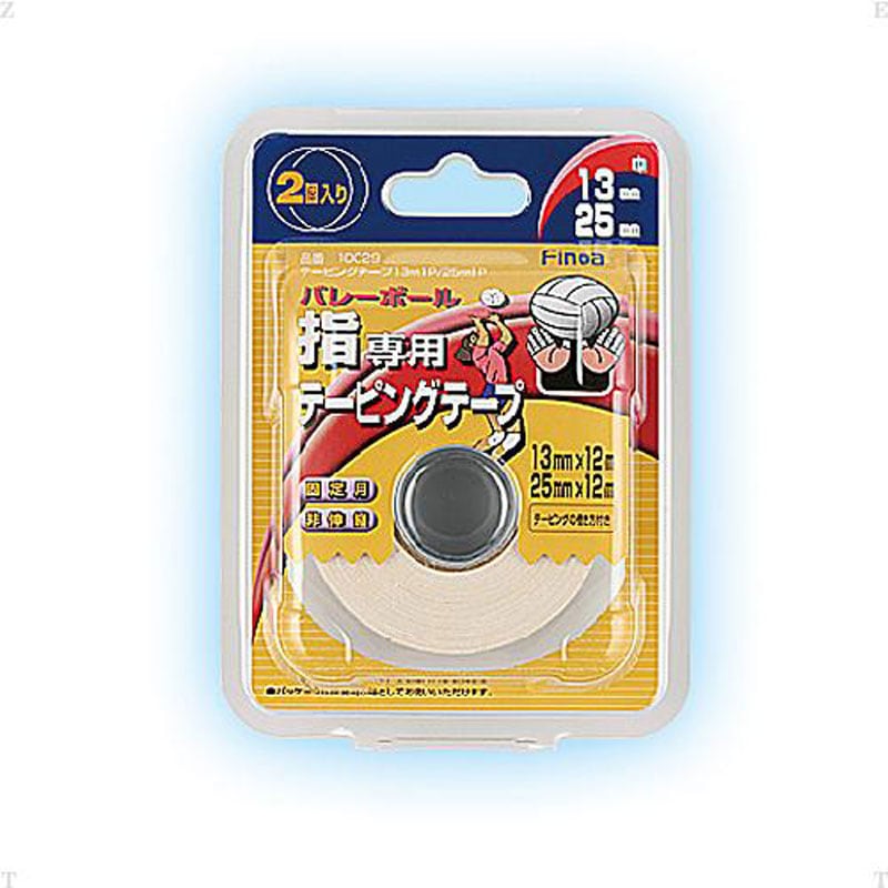 【ロット販売：入り数16】 Finoa(フィノア) ホワイトテープ バレーヨウ ボディーケア テーピング (10029)