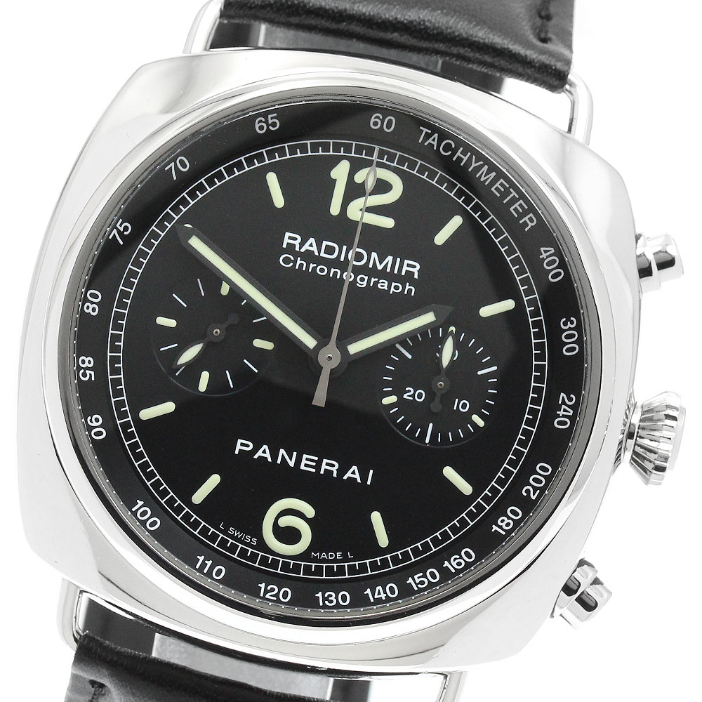 パネライ PANERAI PAM00288 ラジオミール クロノグラフ 自動巻き メンズ 箱・保証書付き_958170【中古】