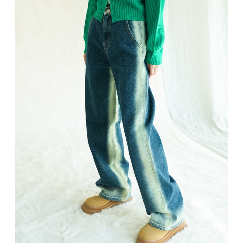 AVANDRESS サイドラインワイドパンツ BLUE