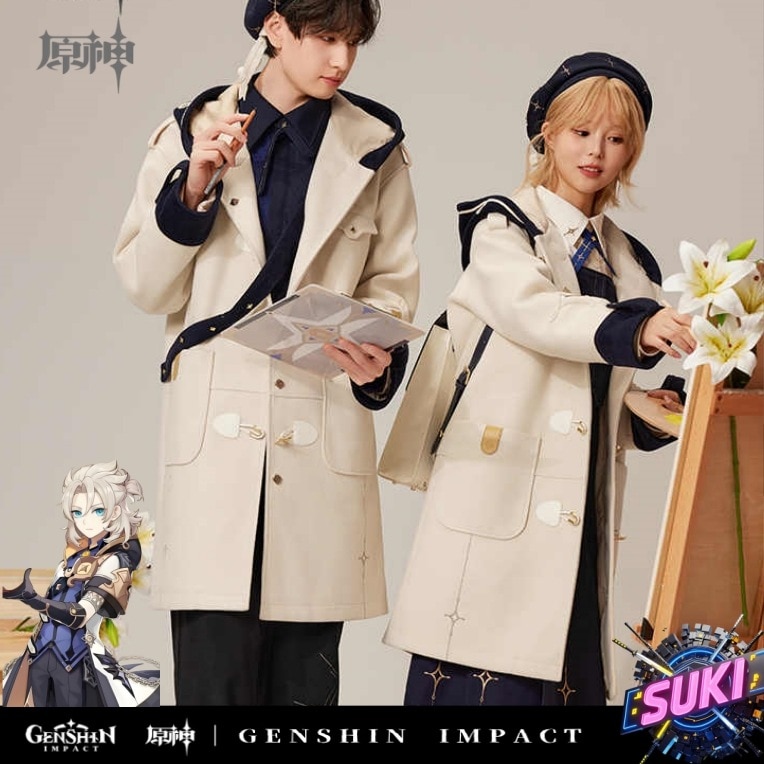 「ラシャジャケット 」【プロ品質を極める!】原神 グッズ / アルベド インプレッションシリーズ / Genshin Impact Albedo 阿贝多 げんしん コスプレ