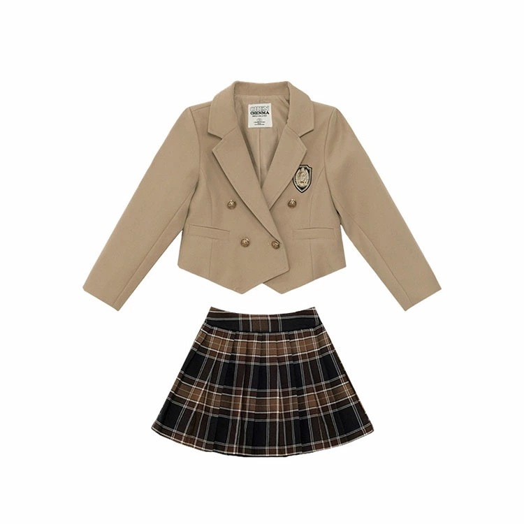 子供服 入学式 卒業式 スーツ セットアップ 女の子 卒園式 スーツ ショートジャケット ワイシャツ プリーツスカート チェック柄 リボン キッズ 子ども フォーマルスーツ 学生服 制服 お受験 発表