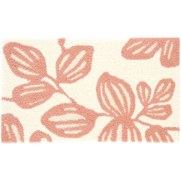 玄関マット 約幅45×長さ75cm ユーカリマット ピンク 日本製 手洗い可 防ダニ ホットカーペット可 デザインライフ スミノエ