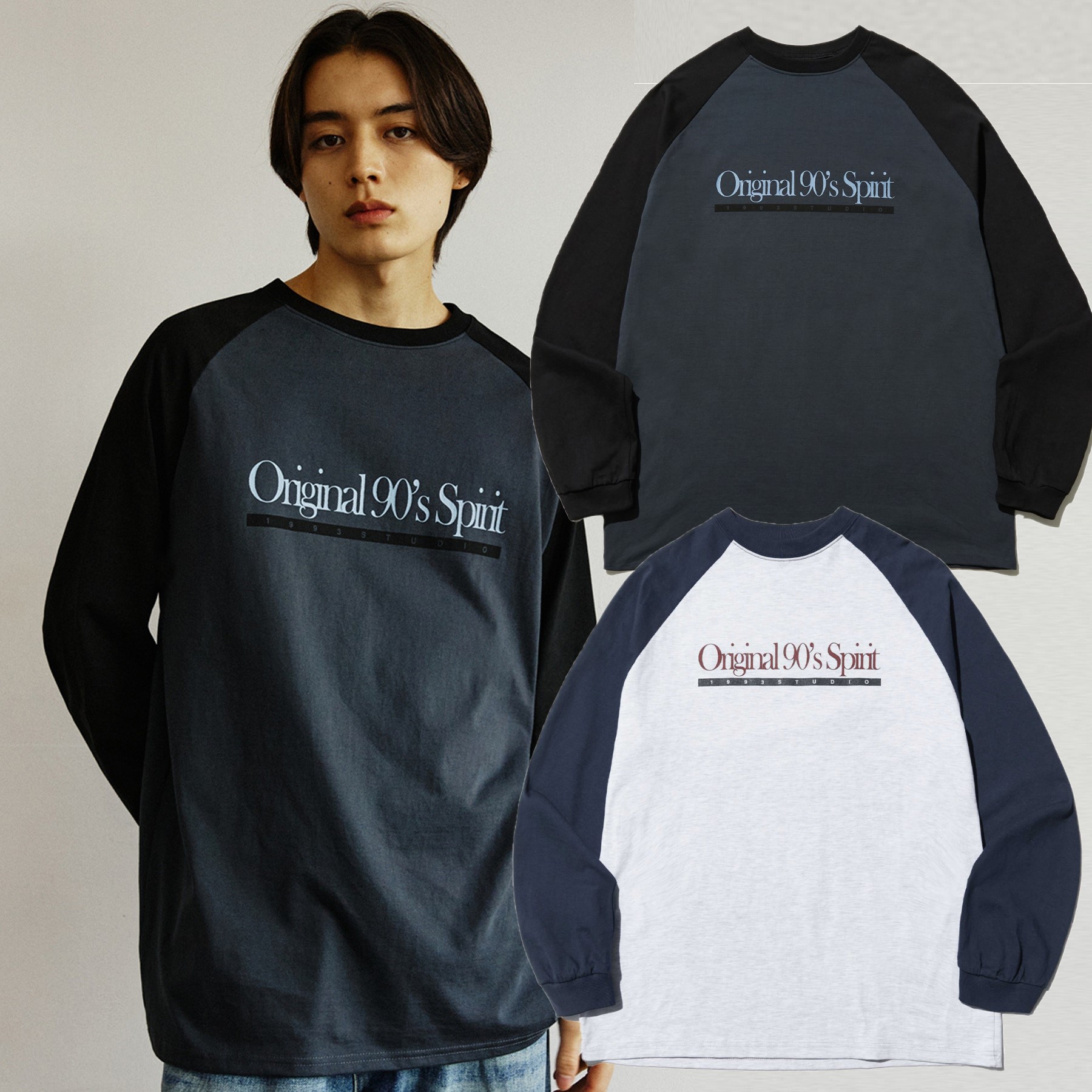 [韓国ベスト] ORIGINAL RAGLAN LONG SLEEVE 2色
