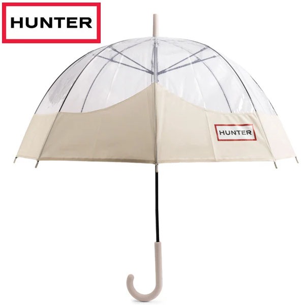 ハンター HUNTER 傘 トランスペアレント マスタッシュ バブル アンブレラ ホワイトウィロー UAU7029UPM-WHW
