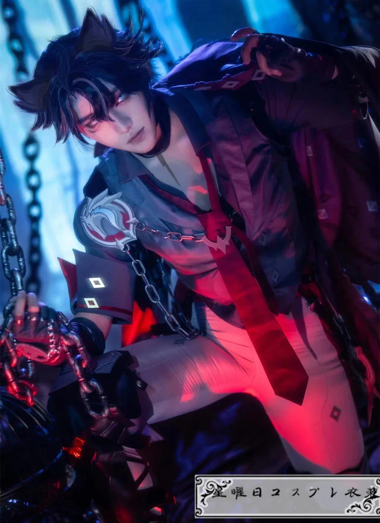 原神 げんしん Genshin フォンテーヌ風 リオセスリ Wriothesley コスプレ衣装 コスチューム ハロウィン 変装 仮装H6期間限定30％