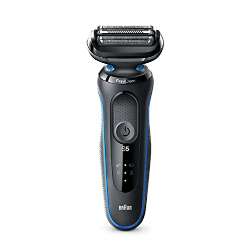 ブラウン(Braun) 50-B1000S(ブルー) 密着シリーズ5 充電式シェーバー 3枚刃